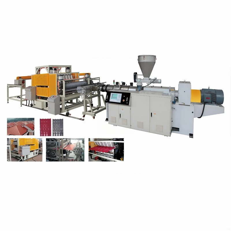PVC vitreae Tegulae Tile extrusionem Lineae